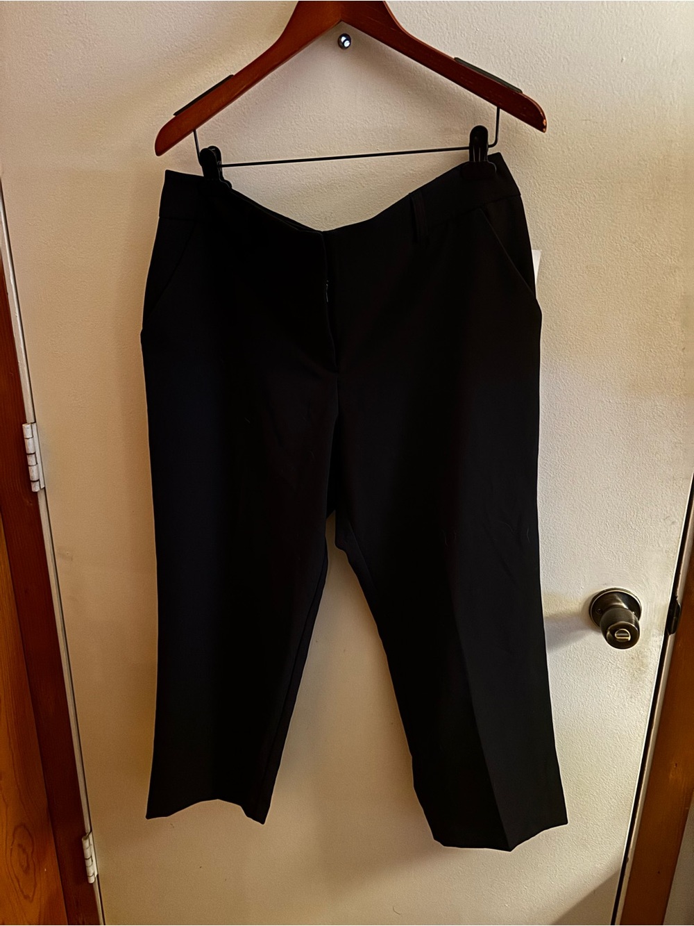 Maurices Classic Black Cropped Dress Pants